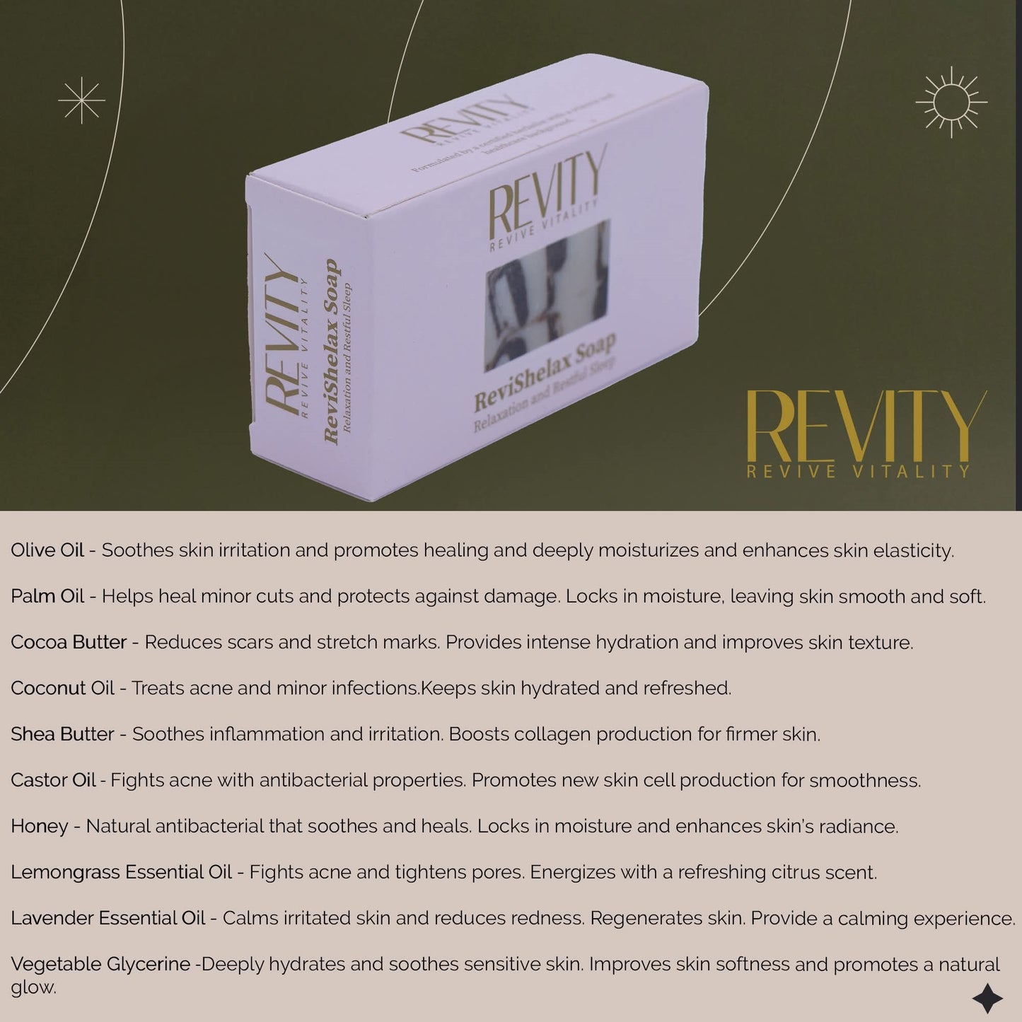 ReviShelax Soap